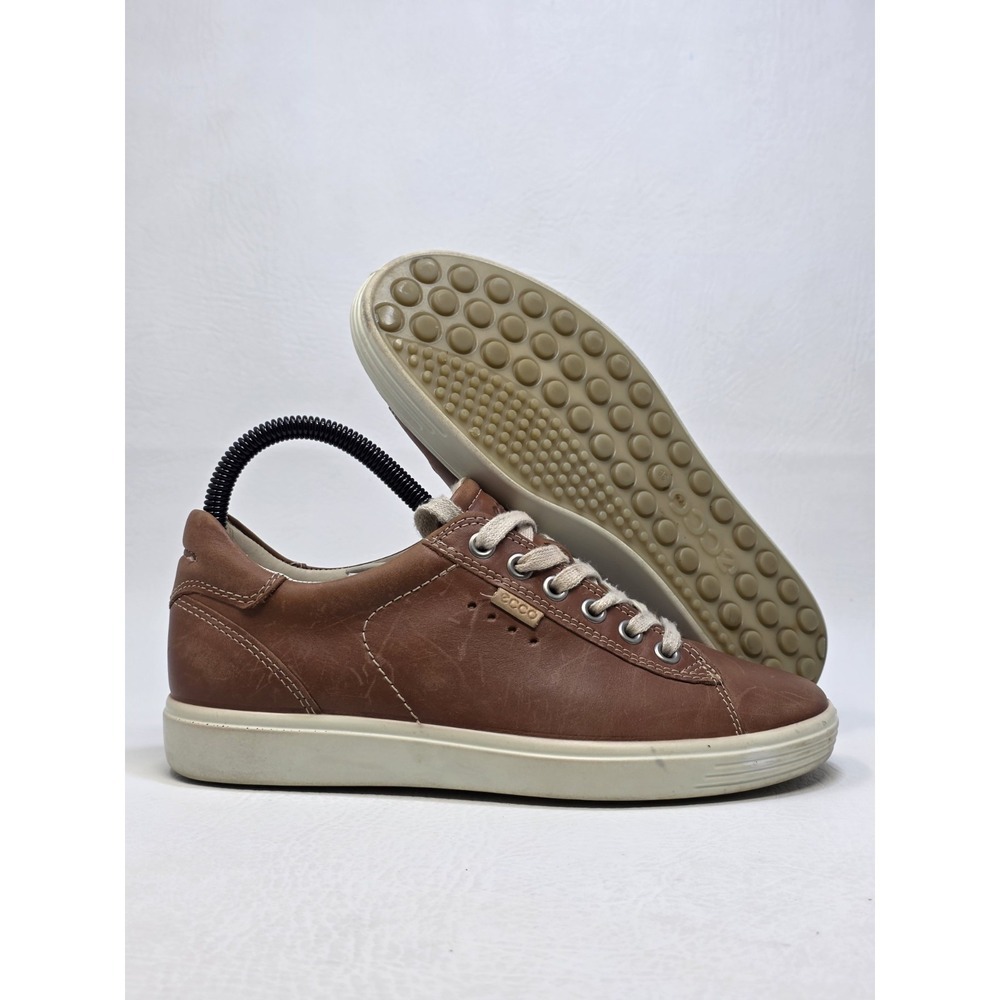 ECCO Shoes Womens Size 36 Brown Leather Lace Up Danish Design Casual Comfort